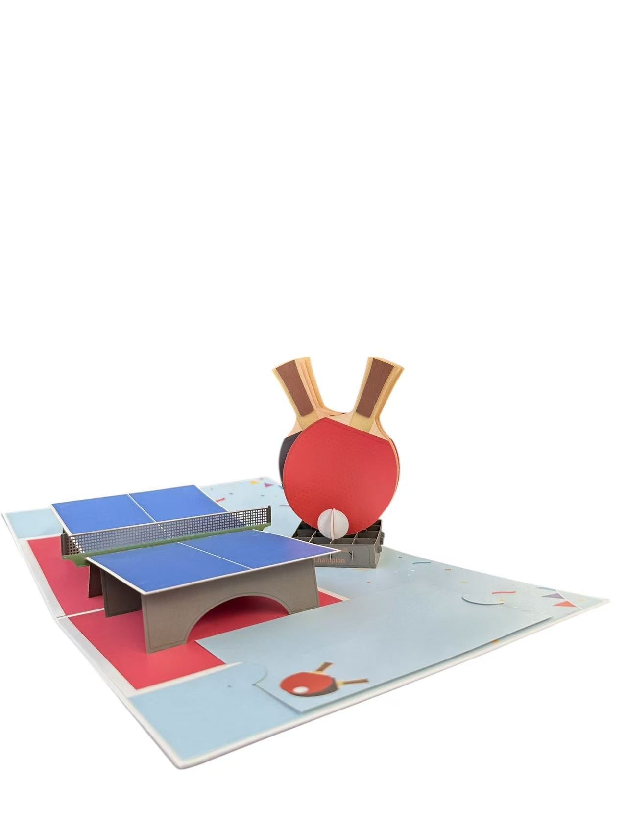 Table Tennis  Pop Up Card