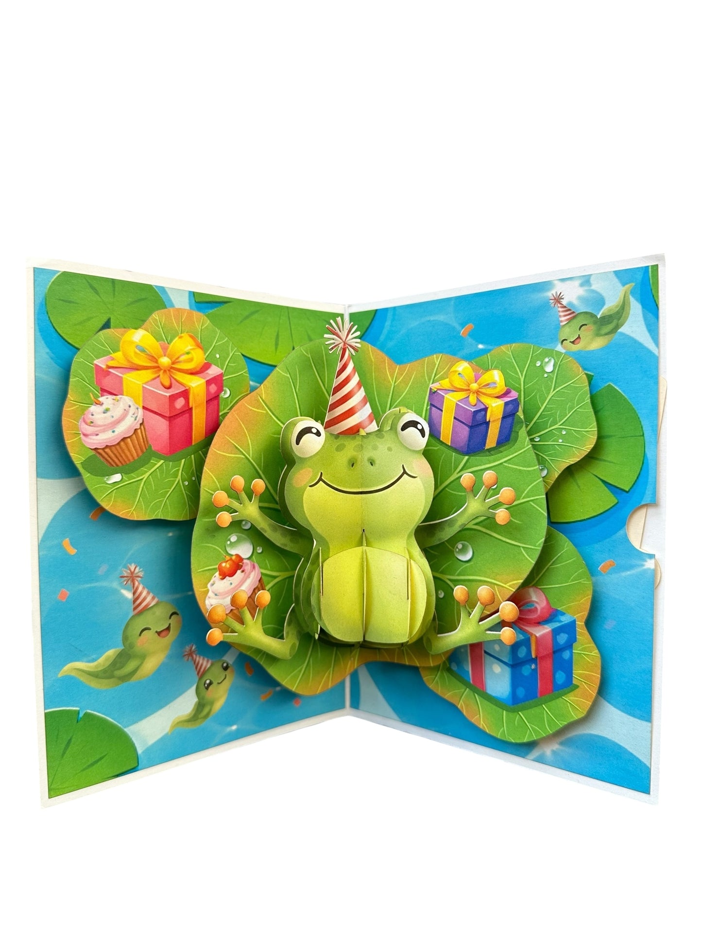 Birthday Frog Pop Up Card