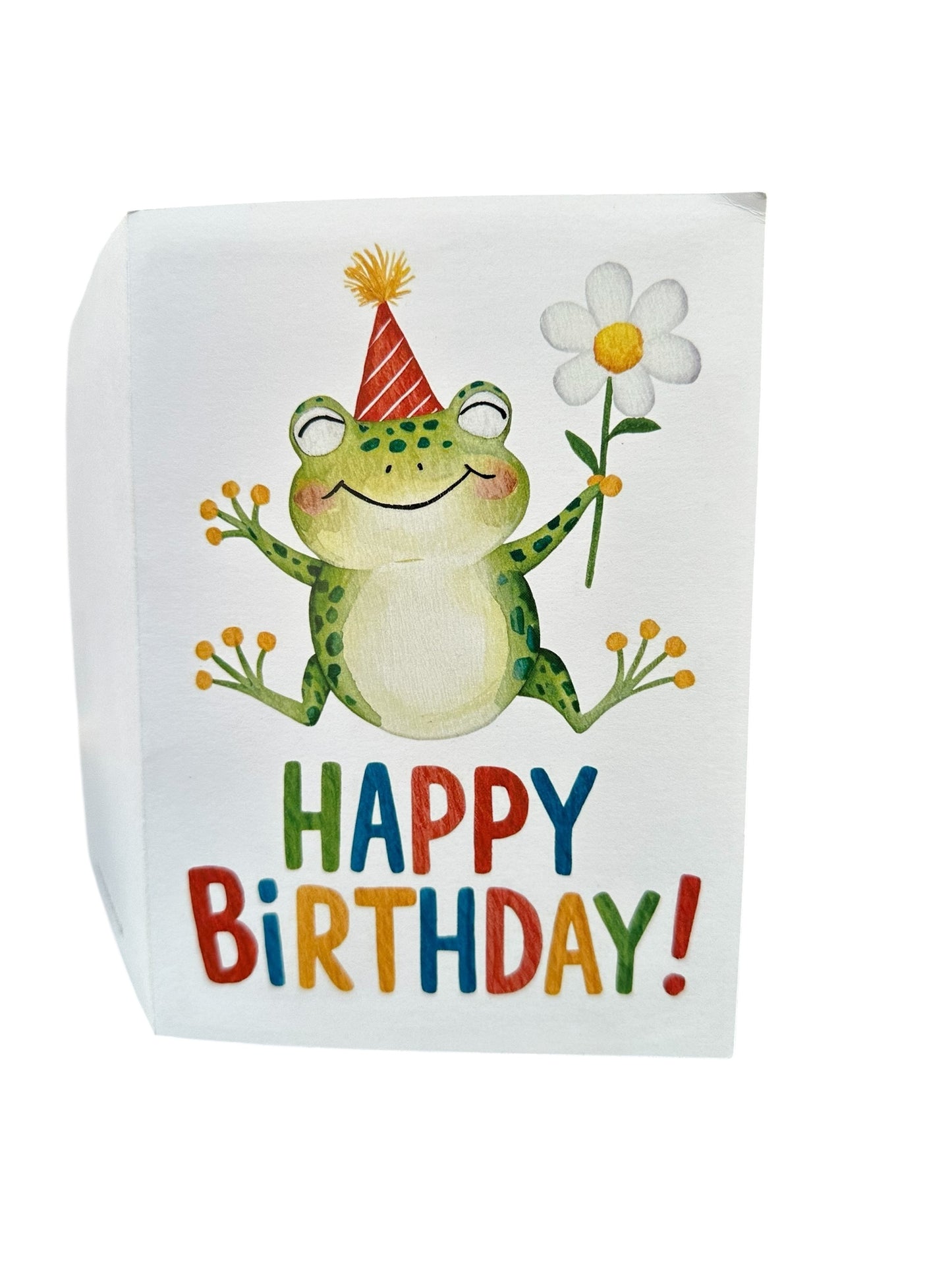 Birthday Frog Pop Up Card