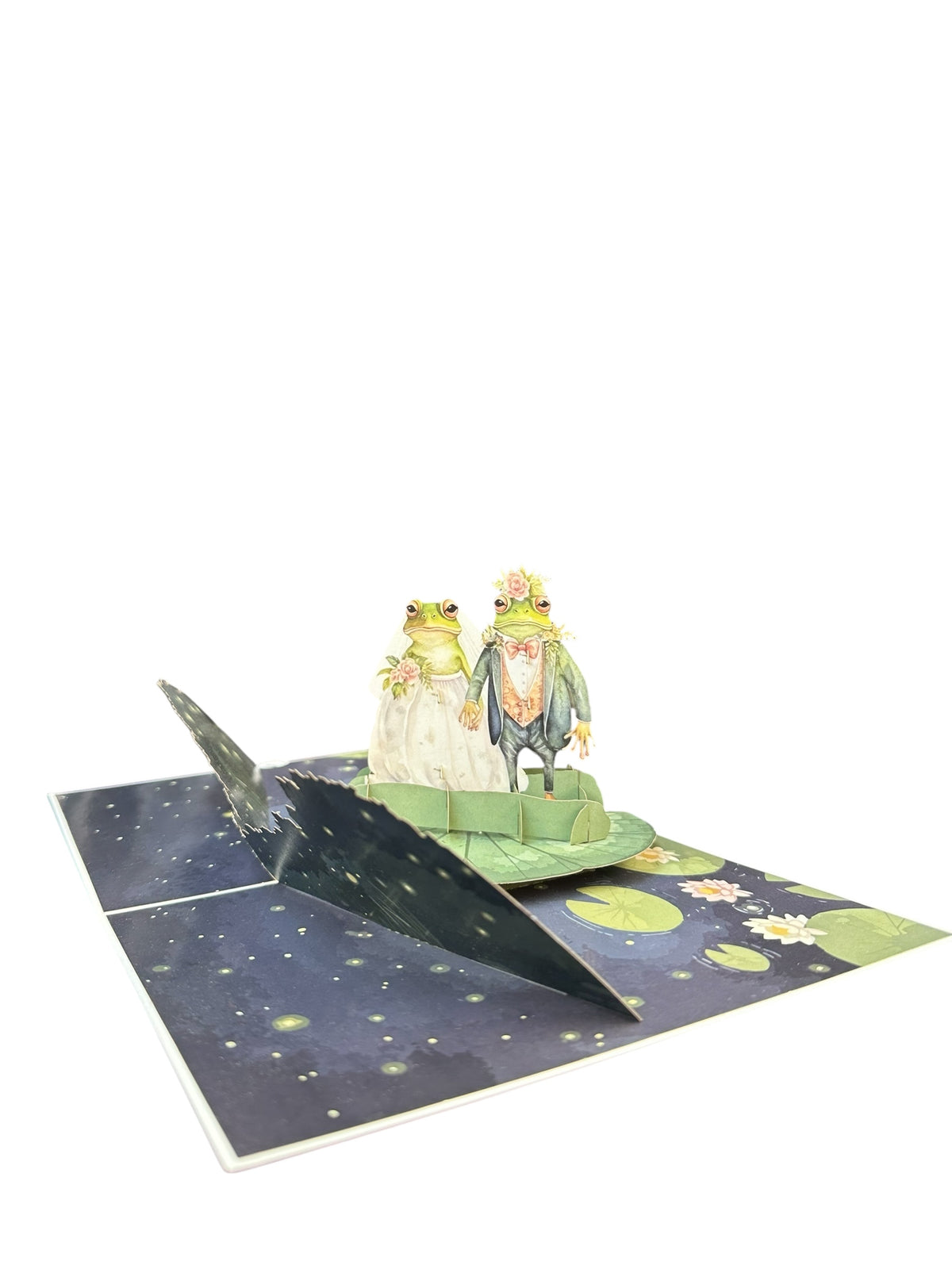 Wedding Frog  Pop Up Card