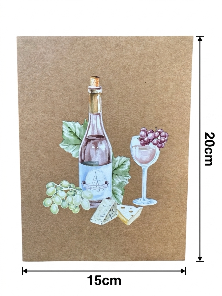 Vintage Wine Birthday Pop Up Card