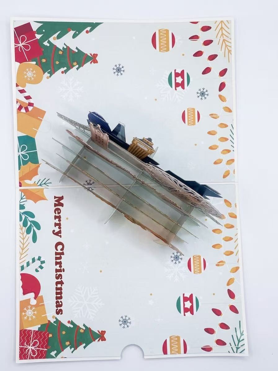 London skyline xmas  Pop Up Card