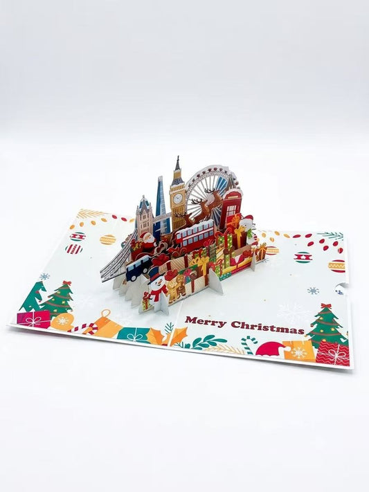 London skyline xmas  Pop Up Card