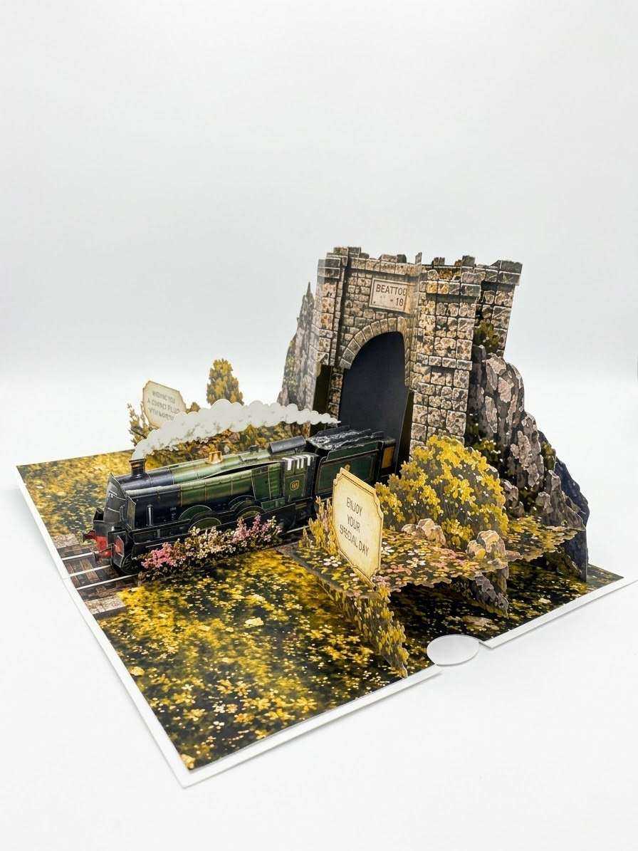 Train Pop Up Card