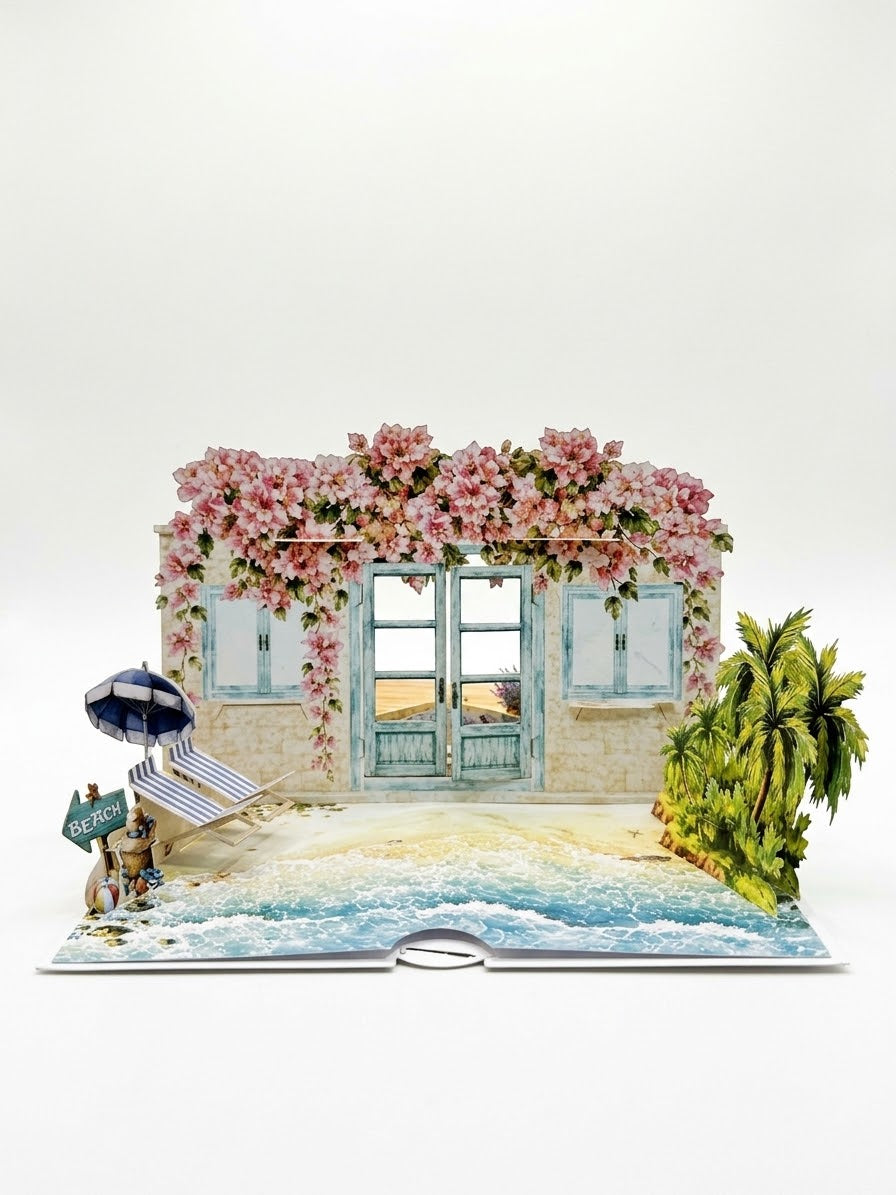 Beach Pop Up Card