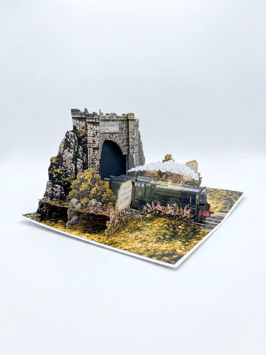 Train Pop Up Card