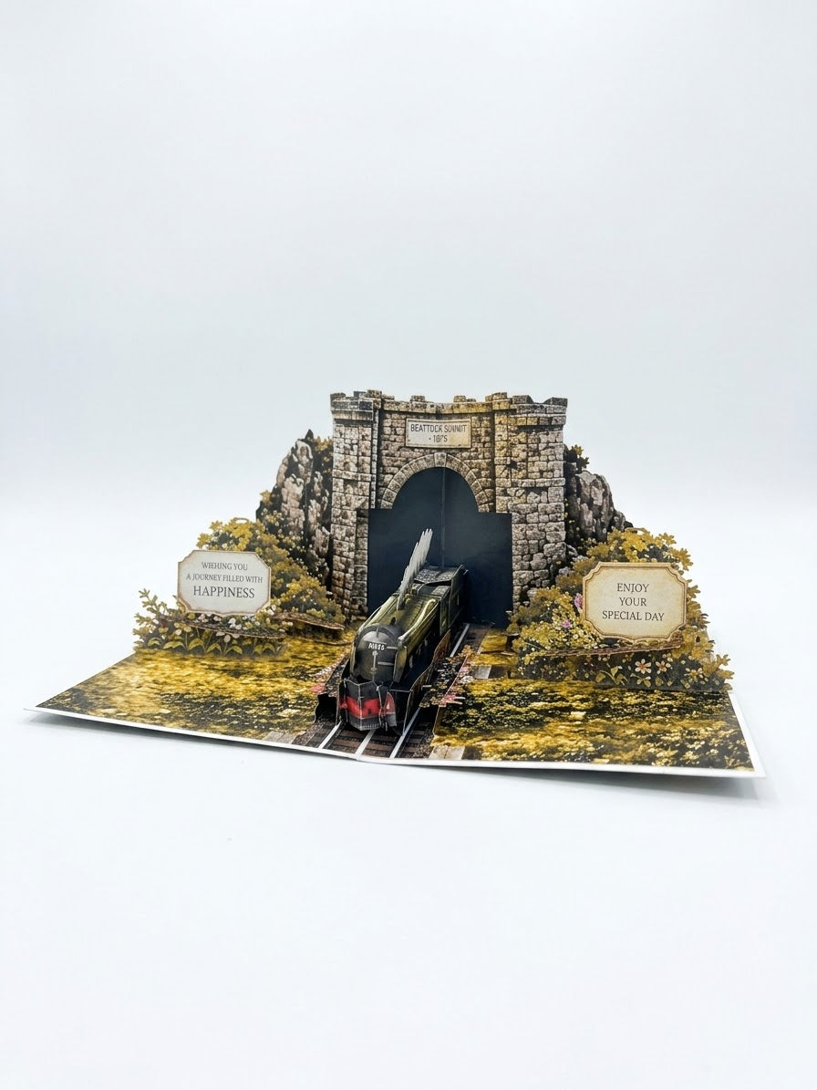 Train Pop Up Card