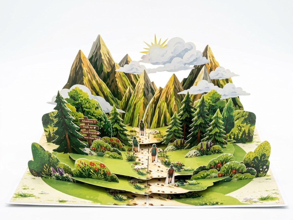 Mountain Pop Up Card