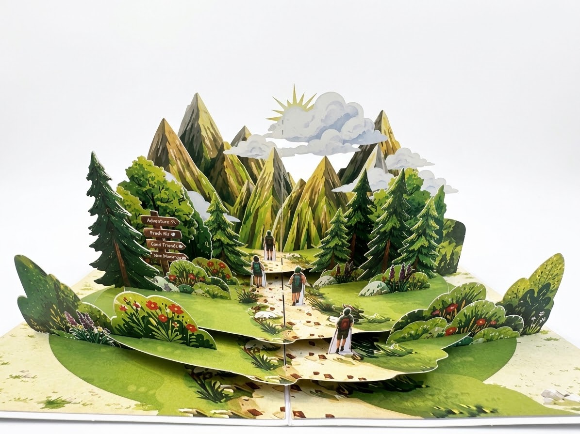 Mountain Pop Up Card