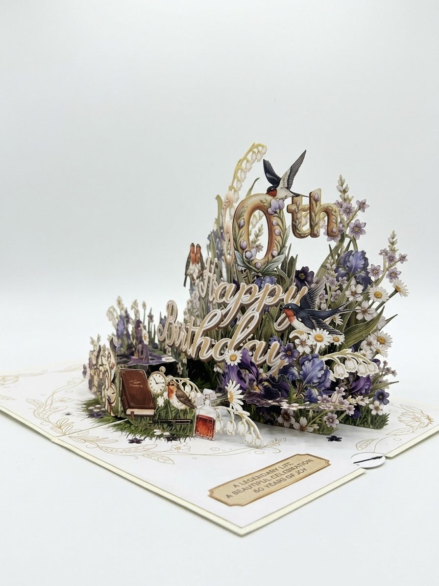 Milestone Birthday  Pop Up Card