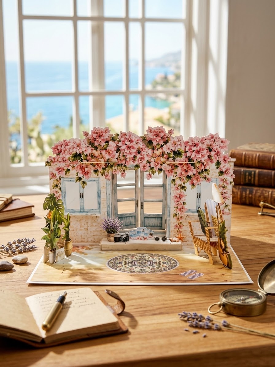 Beach Pop Up Card