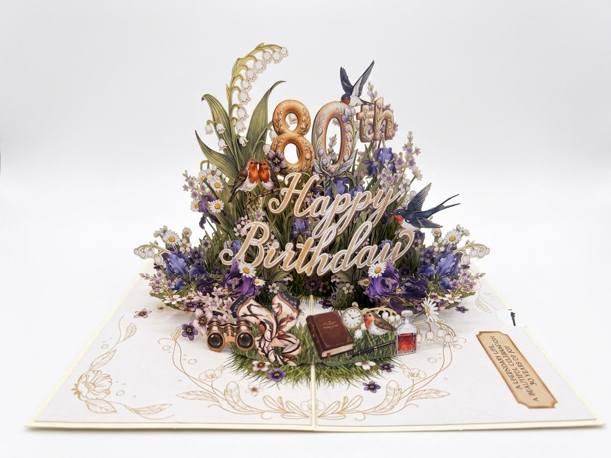 Milestone Birthday  Pop Up Card