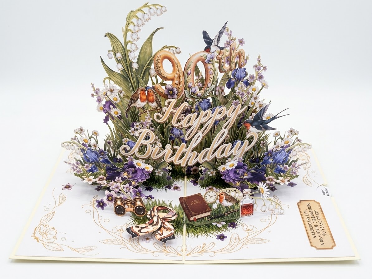 Milestone Birthday  Pop Up Card