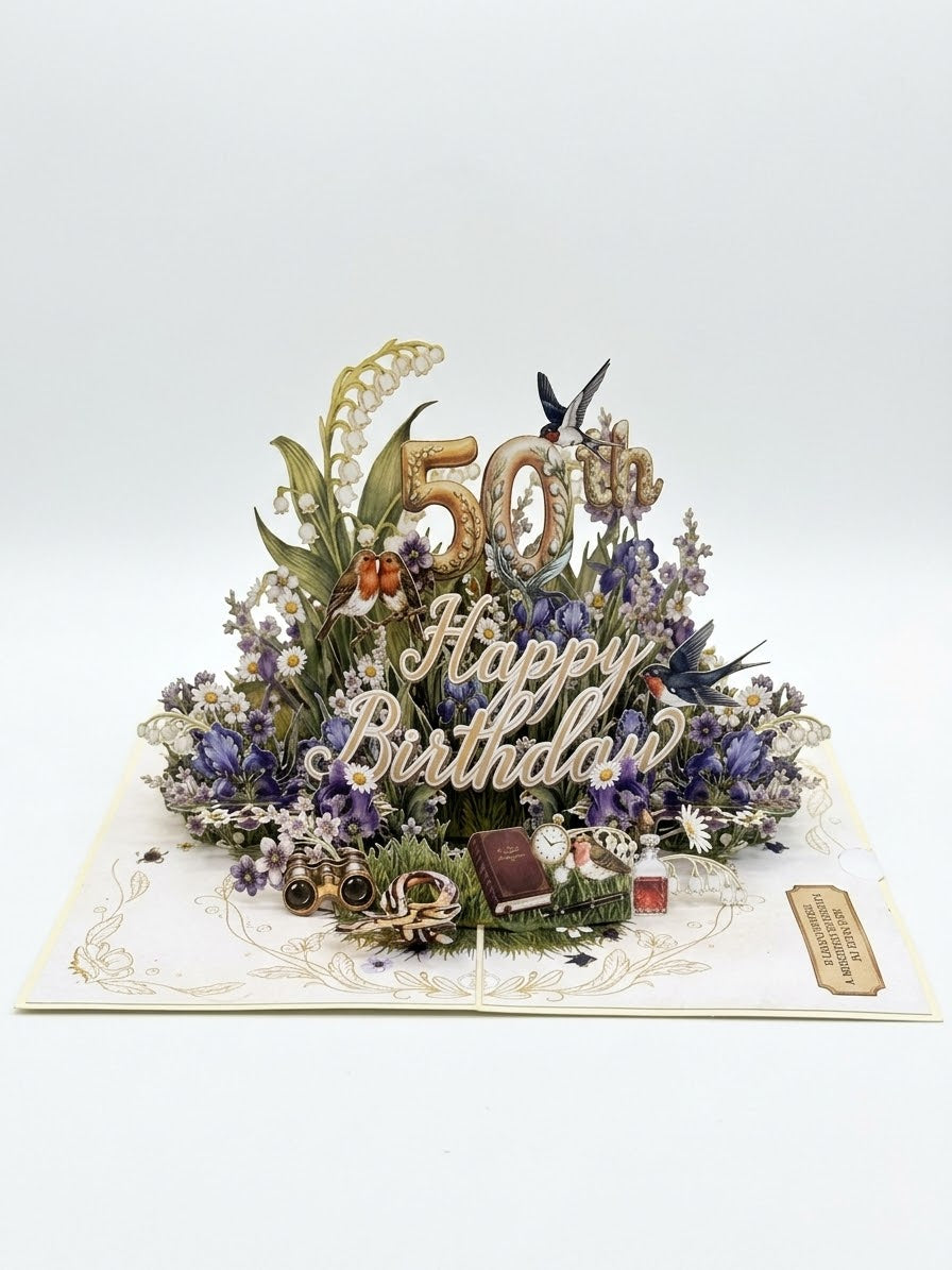Milestone Birthday  Pop Up Card