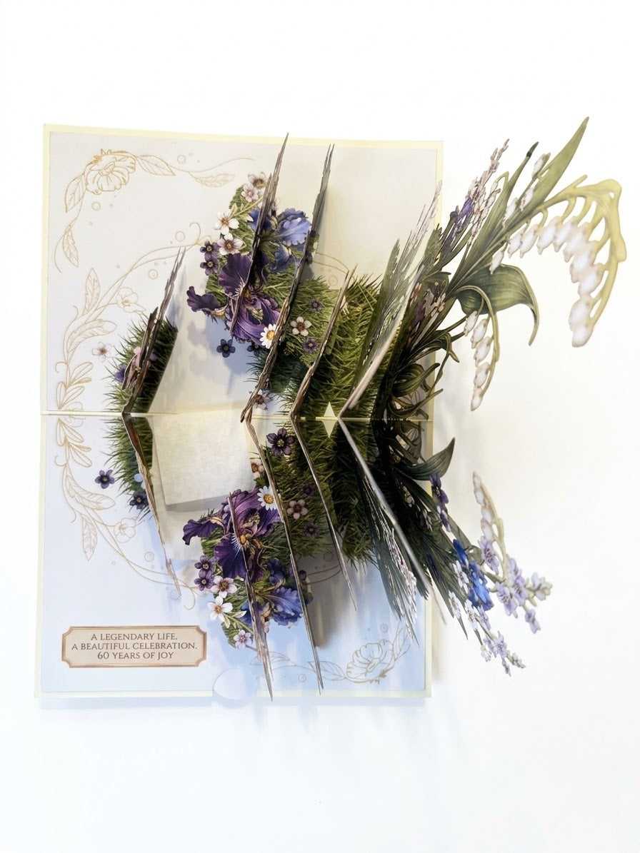 Milestone Birthday  Pop Up Card