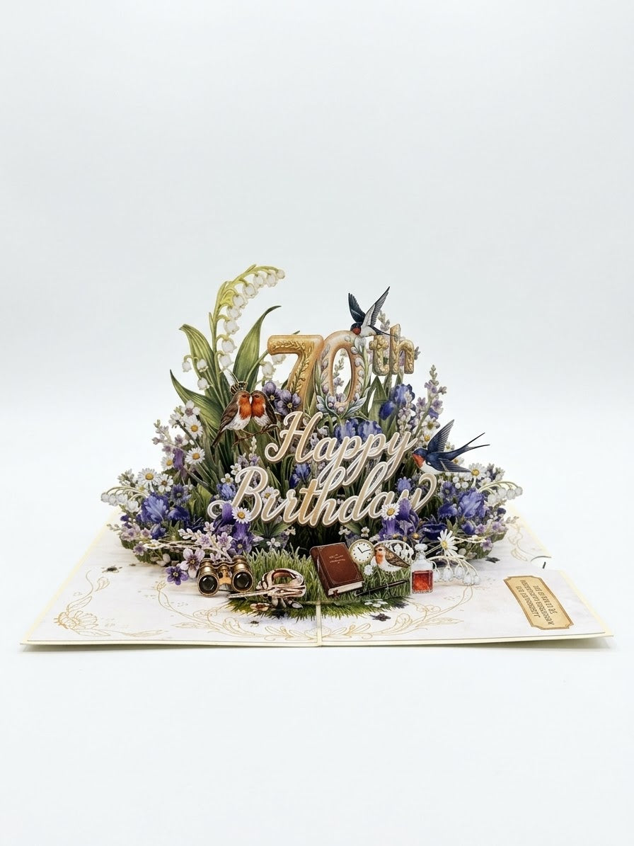 Milestone Birthday  Pop Up Card