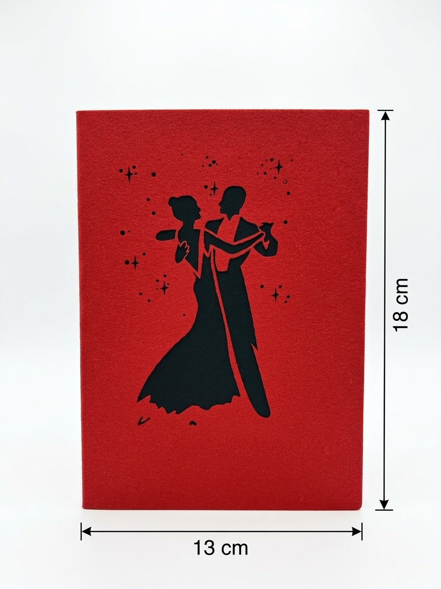 Couples Dancing Pop Up Card