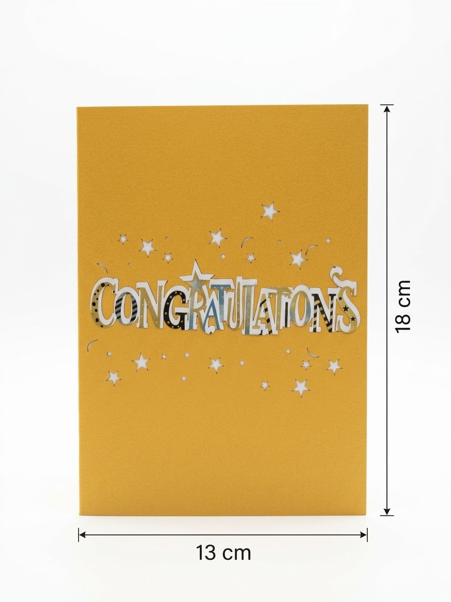 Congratulations for Graduation Pop Up Card