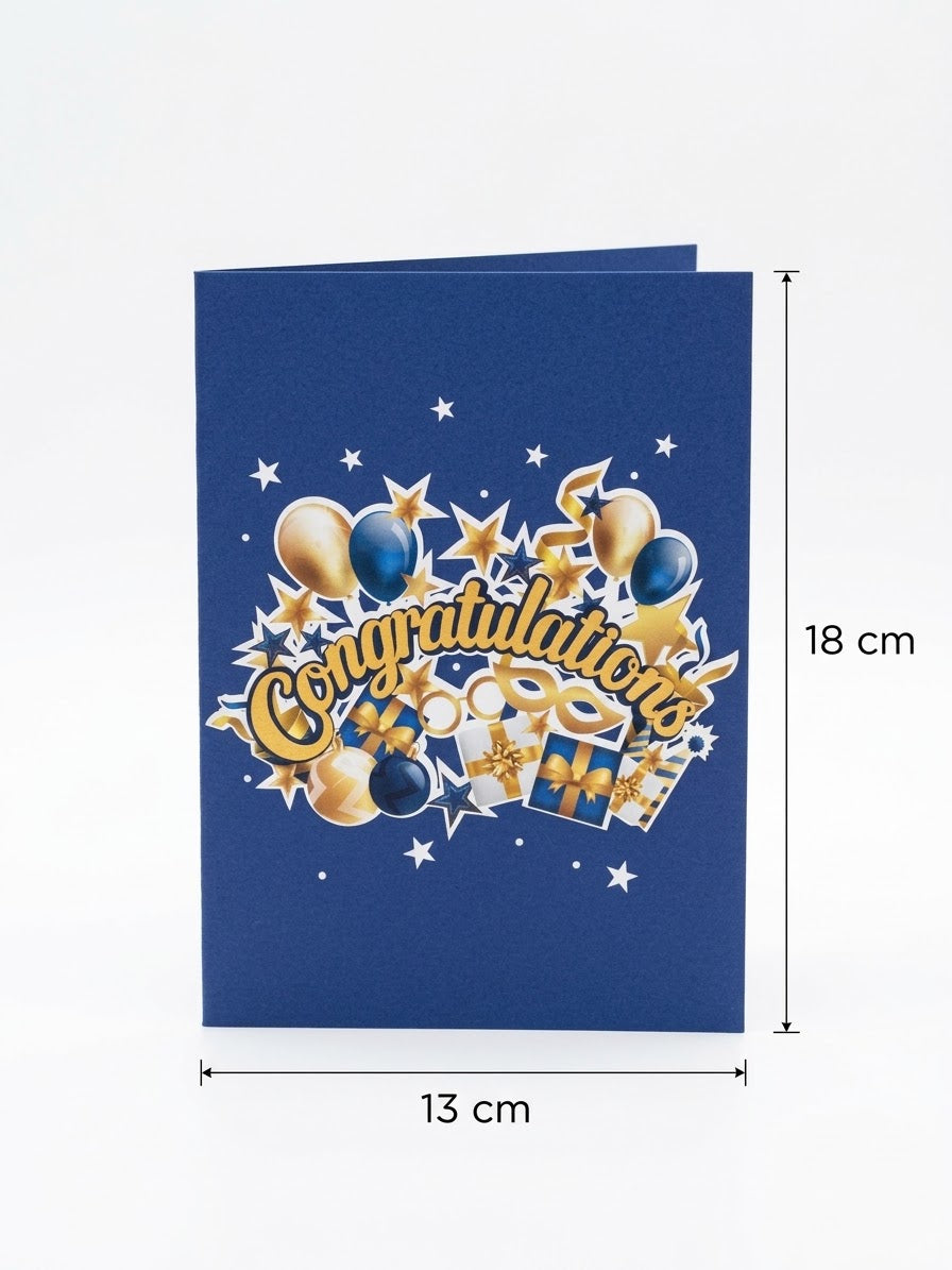 Congratulations  Pop Up Card