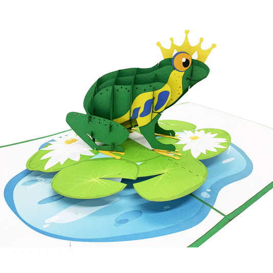 Frog Prince Pop Up Card