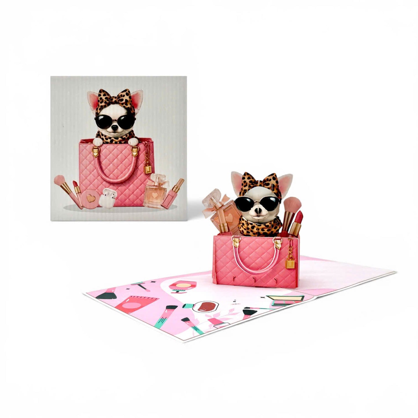 Fashion Dog Pop Up Card