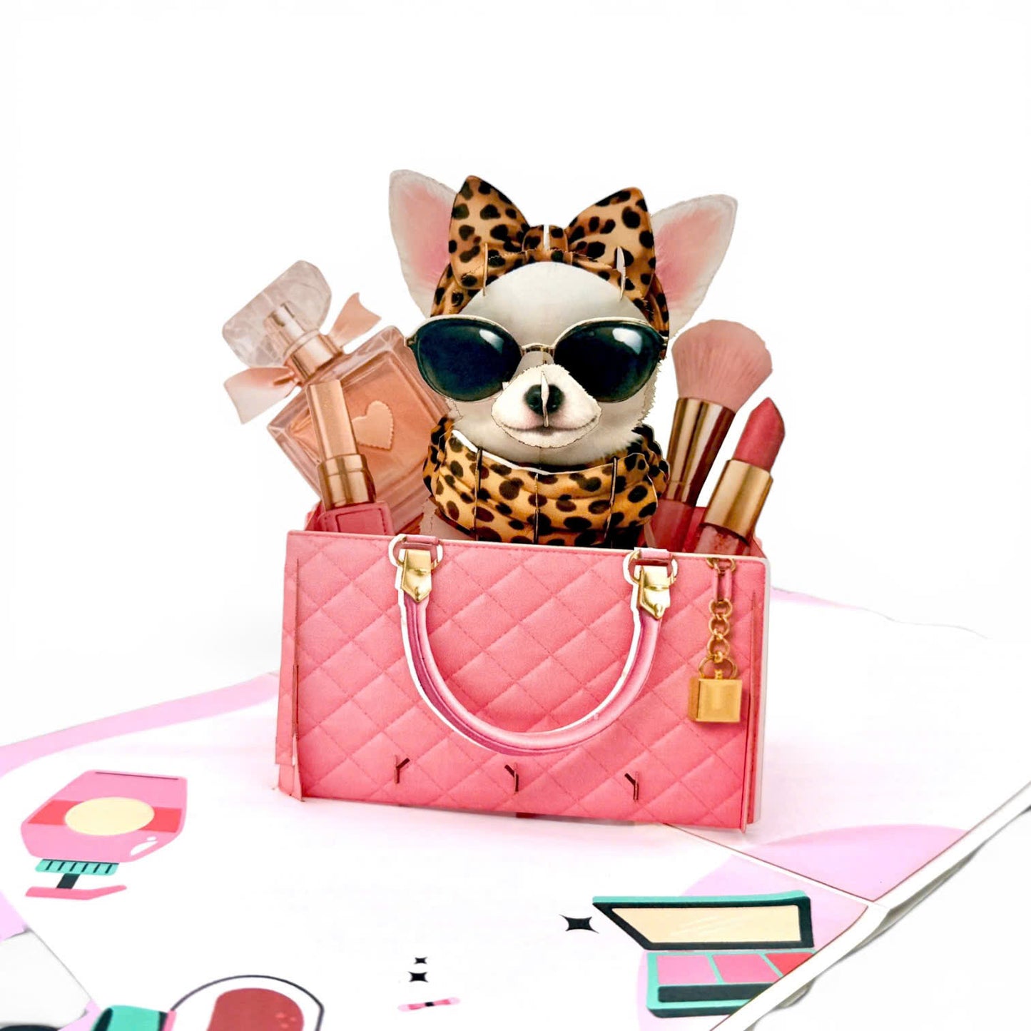 Fashion Dog Pop Up Card
