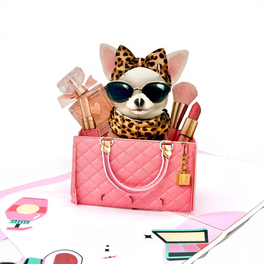 Fashion Dog Pop Up Card