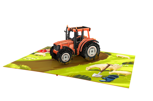 Tractor Pop Up Cards