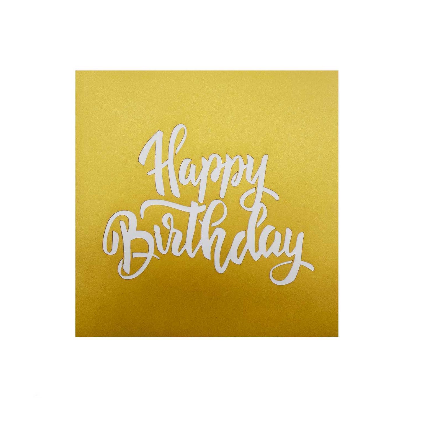 Copy of Happy Birthday Text  Pop Up Card