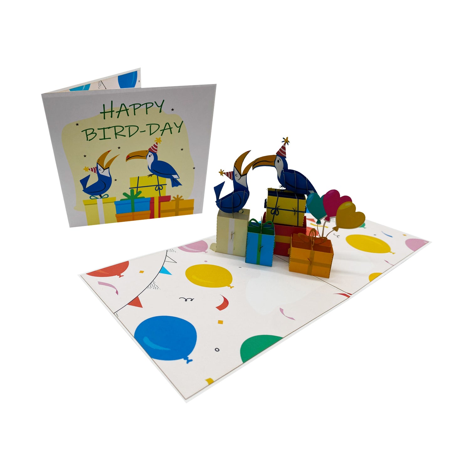 Happy Bird-day Pop Up Card