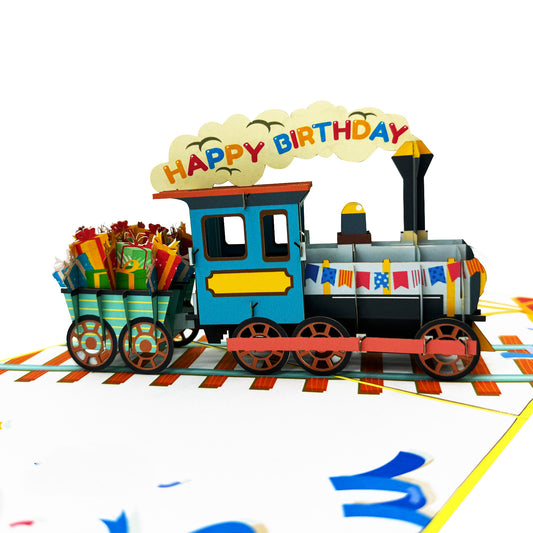 Train Pop Up Card