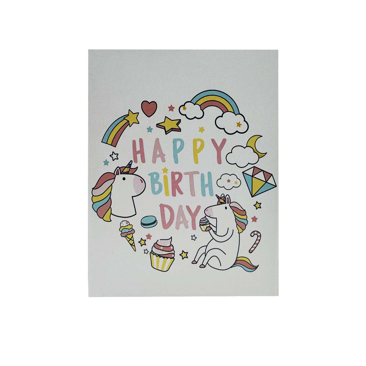 Happy Birthday For Girls Pop Up Card