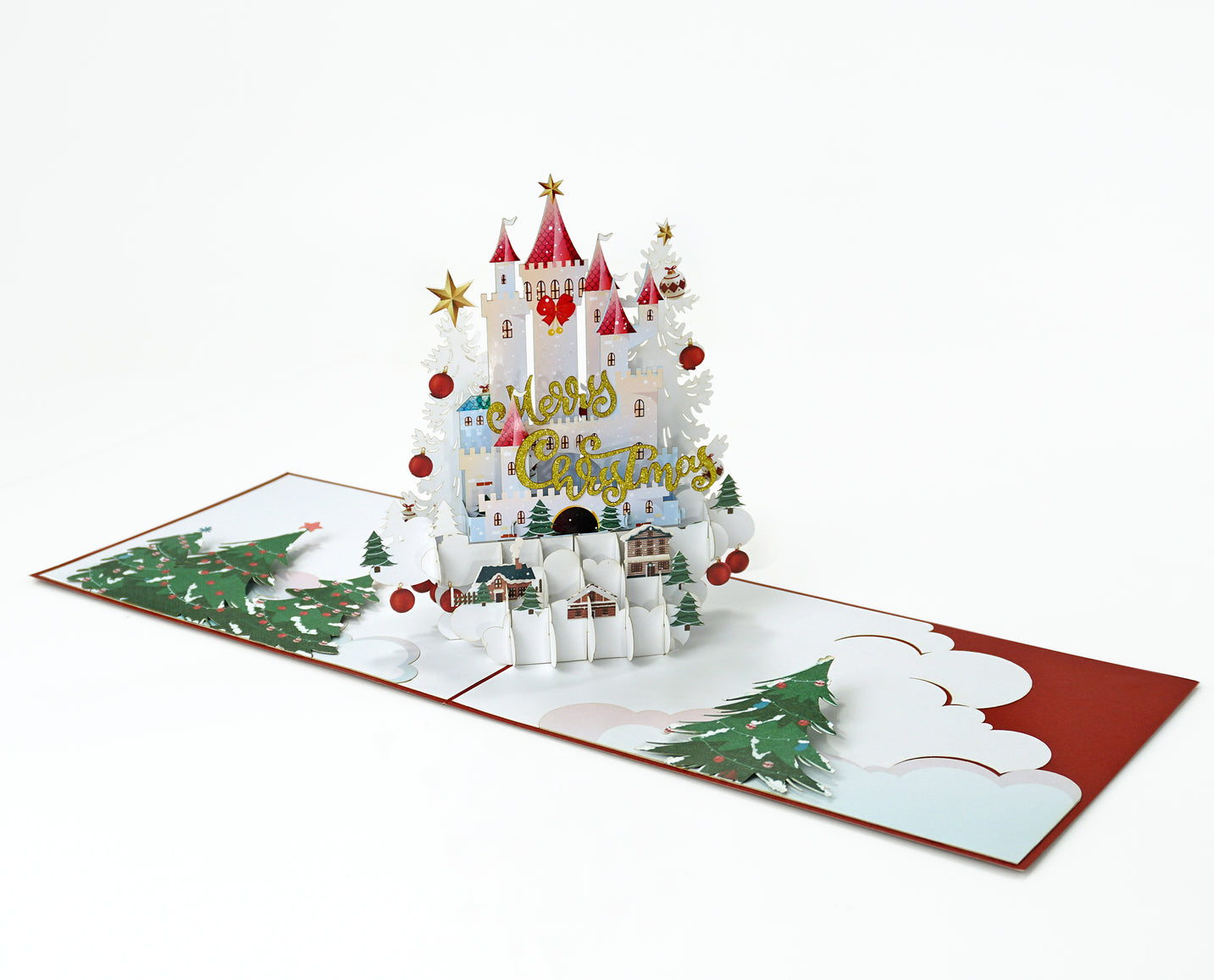 Christmas Castle Pop Up Cards