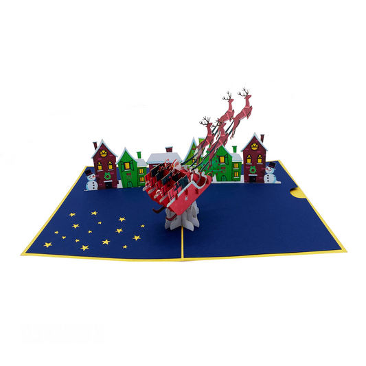 Santa Clause 3D Pop Up Greeting Card