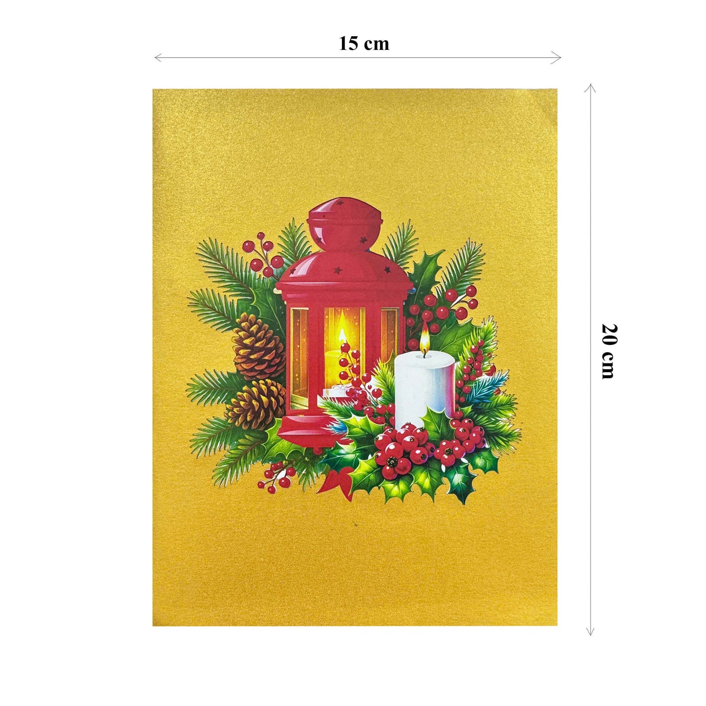 Lantern Christmas Pop-Up Card