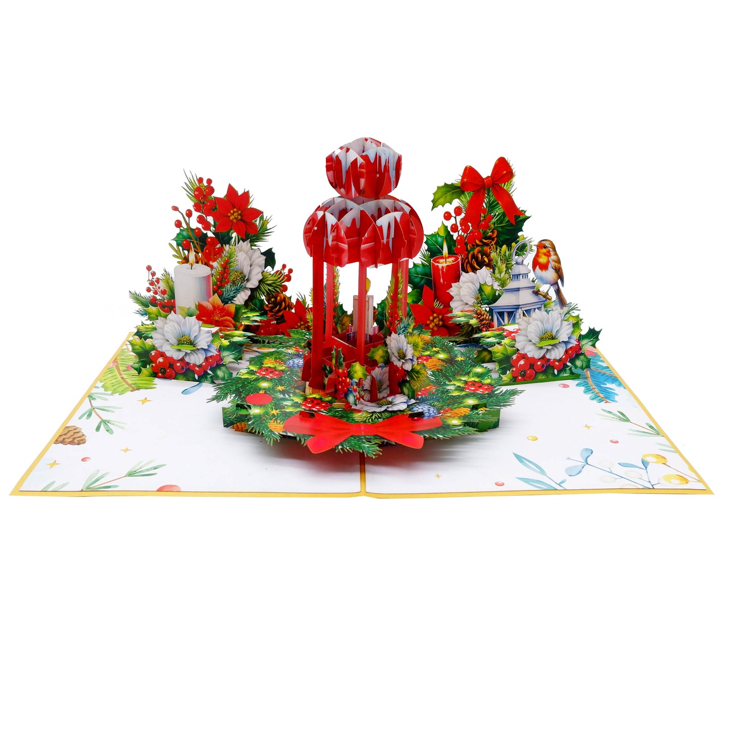 Lantern Christmas Pop-Up Card