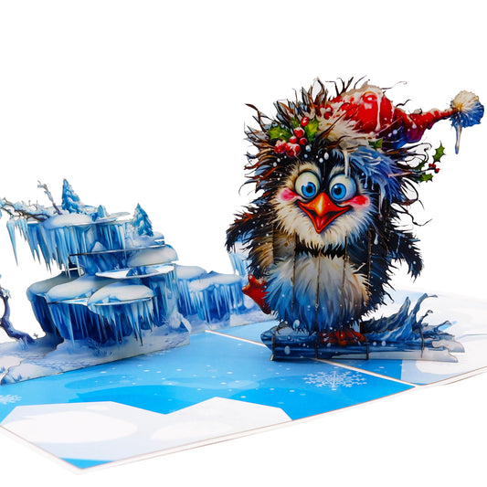 Xmas Penguin  Pop-Up Card