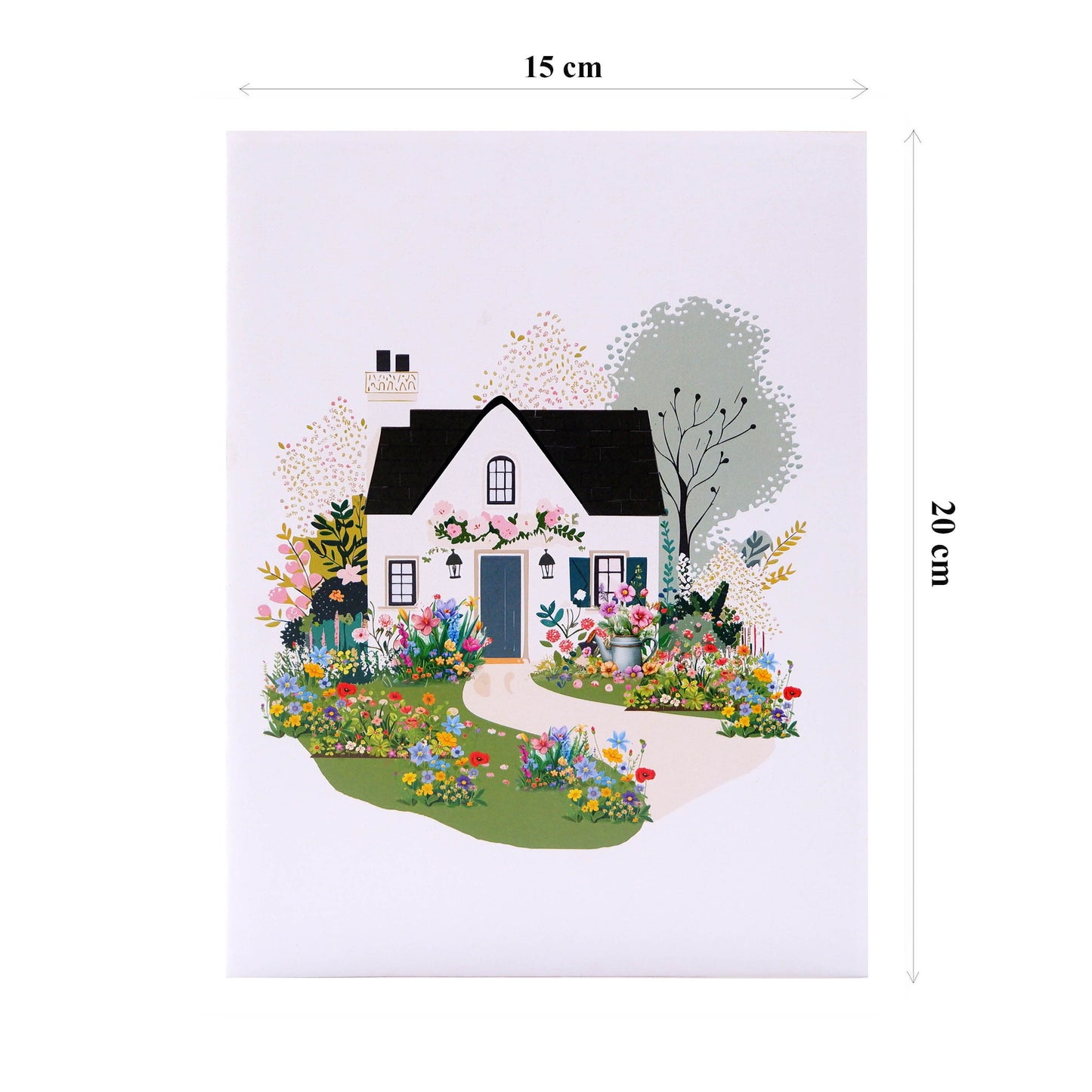Garden House Pop-Up Card