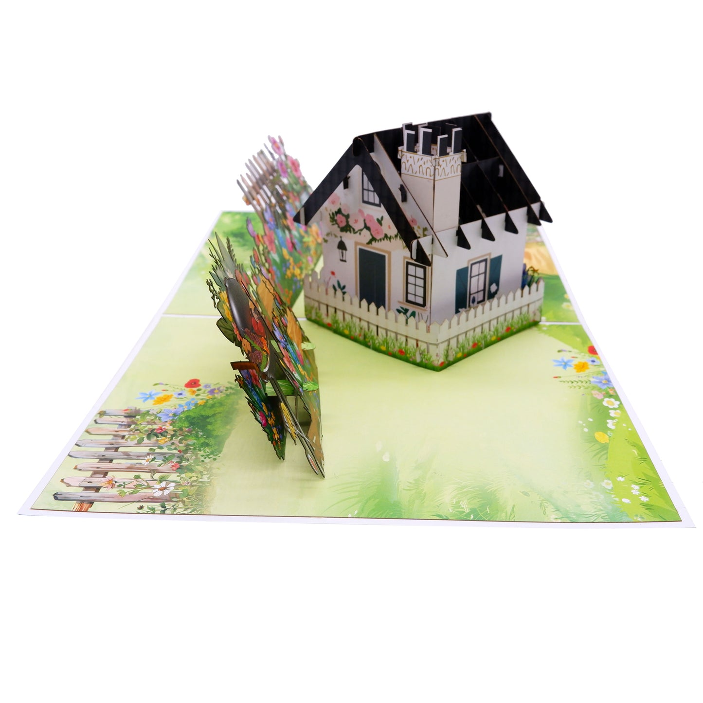 Garden House Pop-Up Card