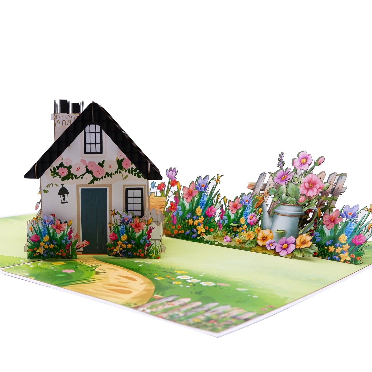 Garden House Pop-Up Card