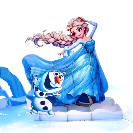 Snow Queen Pop Up Card