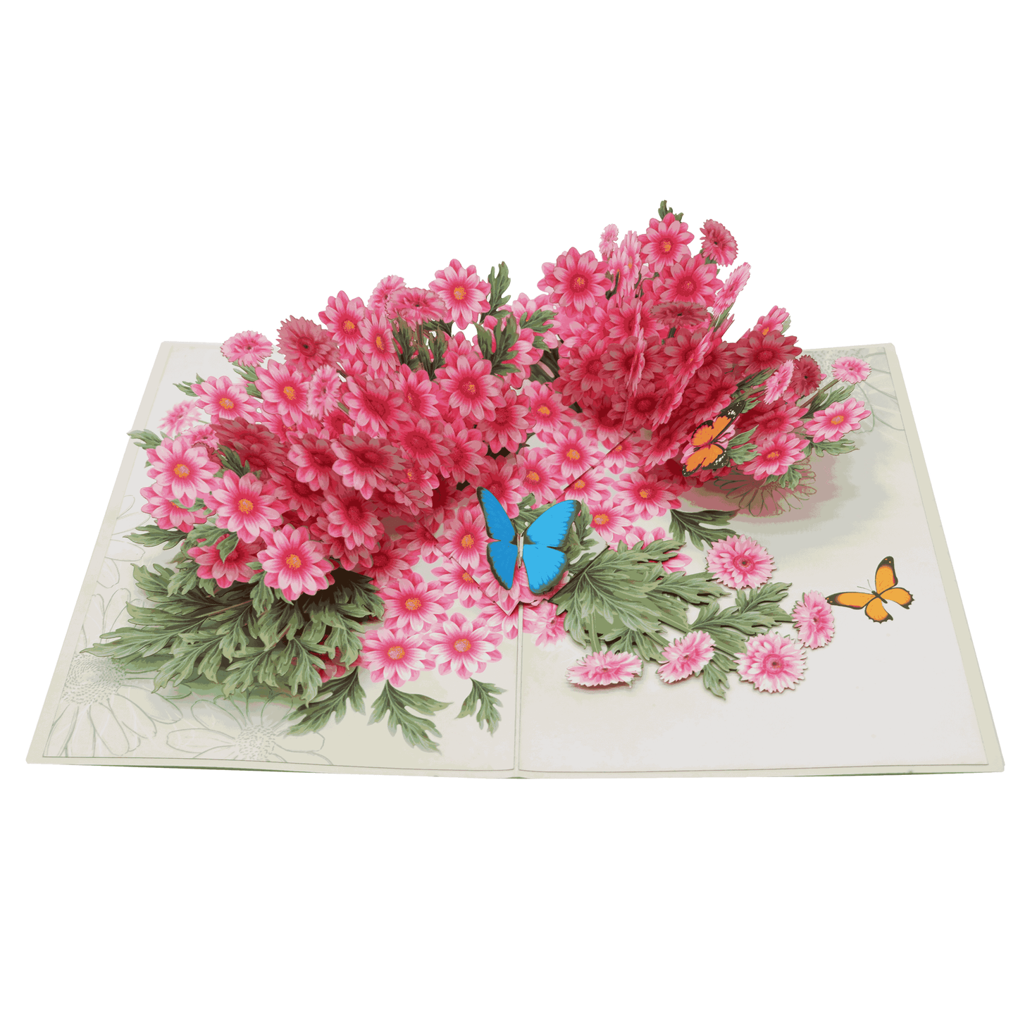 Pink Daisy Pop Up Card