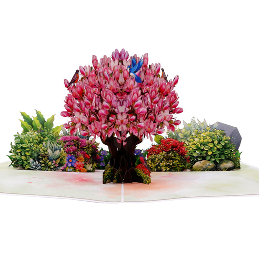 Magnolia Tree  Pop Up Card