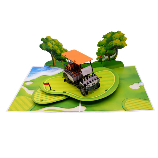 Golf Pop Up Card