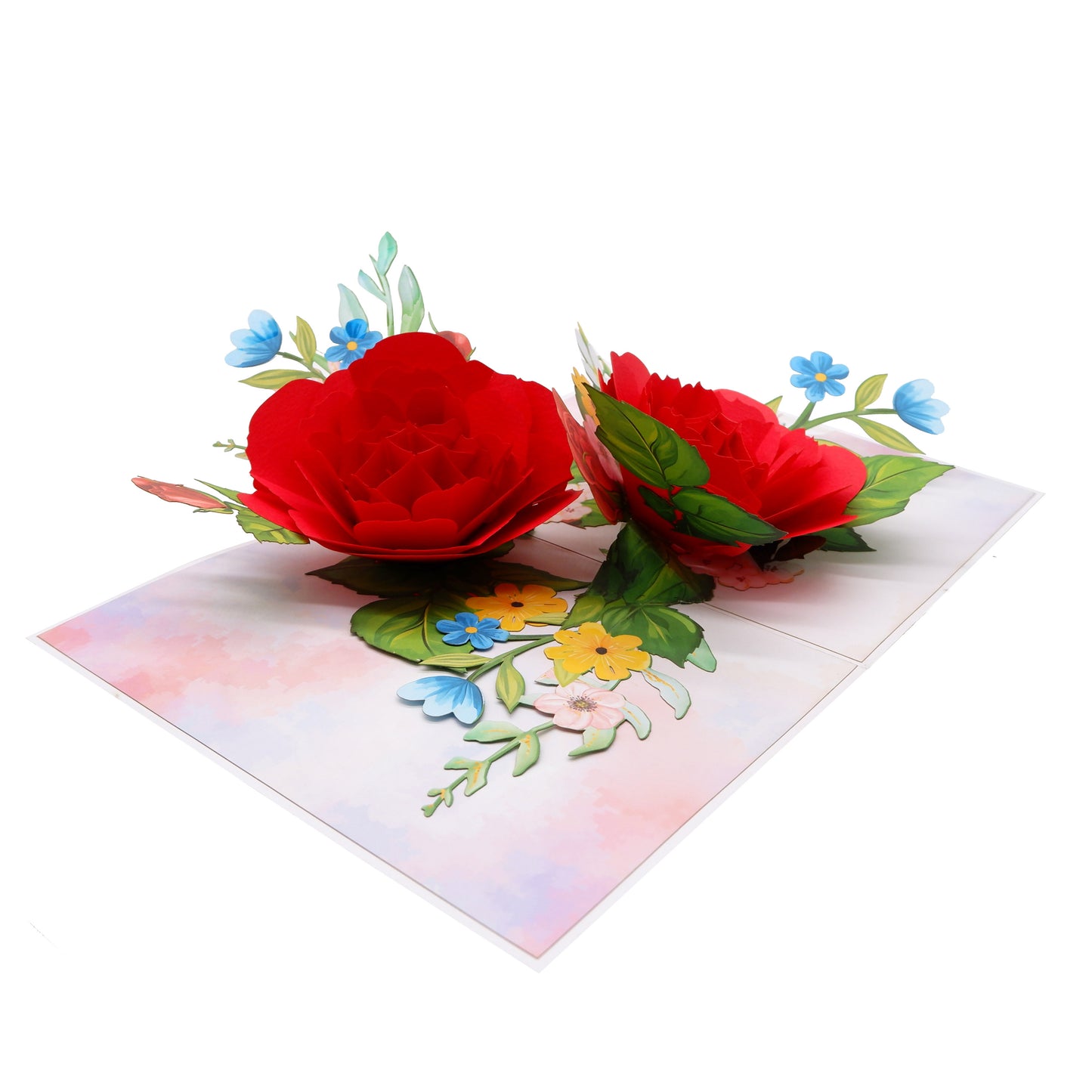 Red Roses Pop-Up Card