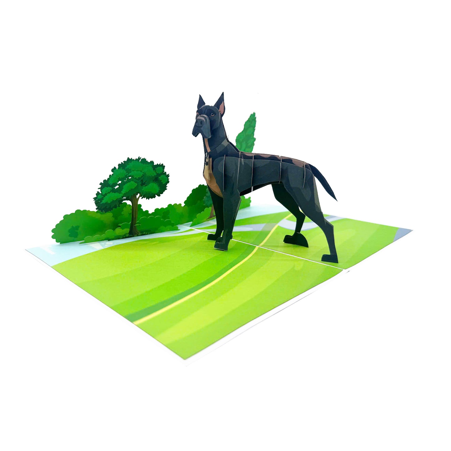 Great Dane  Pop Up Greeting Card